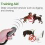 MODUS Ultrasonic Dog Bark Deterrent, Dog Barking Control Devices Dog Trainer 2 in 1 Control Range of 16.4 Ft W/Anti-Static Wrist Strap LED Indicate Walk a Dog Outdoor Safe