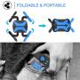 Drone for Kids - Attop Drones with Camera for Kids, AR Game Mode RC Mini Drone w/App Gravity/Voice Control/Trajectory Flight/Altitude Hold 360°Flip Kids Drone Foldable & Portable-Blue