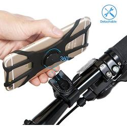 New Bicycle & Motorcycle Phone Mount -Shockproof and Stable, Can Rotate 360.The Most Secure & Reliable Bike Phone Holder for iPhone, Samsung Or Any Smartphone.