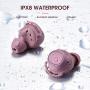 Wireless Earbuds, Mpow M30 in-Ear Bluetooth Headphones, Immersive Bass Sound, IPX8 Waterproof Sport Earbuds, Touch Control, 25 Hrs w/USB-C Charging Case/Mics, Ashy Pink