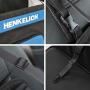 Henkelion Pet Dog Booster Seat, Deluxe Pet Booster Car Seat for Small Dogs Medium Dogs, Reinforce Metal Frame Construction, Portable Waterproof Collapsible Dog Car Carrier with Seat Belt