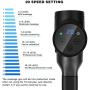 Carrying case Massage Gun, Handheld Deep Tissue Muscle Massager,Cordless Percussion Massaging Gun,Professional 20 Variable speeds Massage Device with 6 Attachments and Carry case
