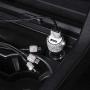 Bling Car Charger Dual Port USB Adapter 5V/2.1A Crystal Decoration Plug for iPhone 11/Xs/Xs max/Xr/X/8/7/6/5,iPad Pro/Air/Mini,Samsung,Galaxy S10/S9/S8/S7/S6,Note 9/8,Cute Car Accessories for Women
