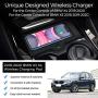 CarQiWireless Wireless Phone Charger Fast Charging for BMW X3 2018 2019 2020 BMW X4 2019 2020 Center Console Wireless Charging Pad Mat for BMW X3 X4 Accessory Compatible All Wireless Enabled Phone