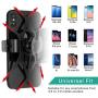 LATSKGN Bike Phone Mount 360° Rotation Universal, Bicycle Motorcycle Phone Mount Holder Stand Cradle Clamp for iPhone X/XR/XS MAX/8/7/6 Plus, Samsung Galaxy S10/S10e/S10/S9 Plus