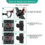 LATSKGN Bike Phone Mount 360° Rotation Universal, Bicycle Motorcycle Phone Mount Holder Stand Cradle Clamp for iPhone X/XR/XS MAX/8/7/6 Plus, Samsung Galaxy S10/S10e/S10/S9 Plus