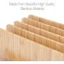 MobileVision Bamboo Multi Device Organizer for Smartphones, Tablets and Laptops, 5 Slots