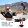 Movo Smartphone Kit with VXR10 Microphone, Grip, Tripod, and LED Light