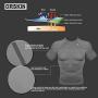 DRSKIN Mens Compression Cool Dry Sports Short Sleeve Shirt Baselayer T-Shirt Athletic Running Rashguard