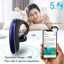 SLuB Bluetooth Headset,Wireless Headset V5.0 Bluetooth Phone Earpiece Business Earphones Sweatproof Headphones with in-Ear Earbuds Hands Free Bluetooth for Cell Phone (Blue, Small)