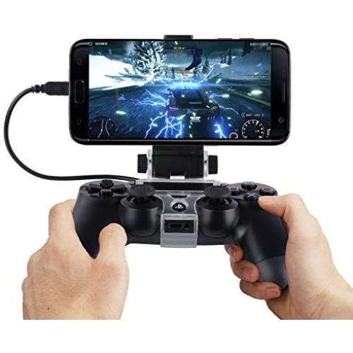 MOSTOP PS4 Slim Pro Controller Clip Bracket 6 inch and below Smartphone Gaming Holder for PS4 Slim / Pro Wireless Dualshock Controller (PS4 Slim Pro Controller Clip)