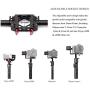 EACHSHOT Dual Handle Grip Handheld Handlebar Kit for Gimbal Zhiyun Crane Plus/Crane 2/Crane V2/Feiyu a1000/a2000/AK2000/AK4000 Gusen MOZA Air Aircross (Not Support DJI Ronin-S)
