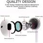 Axirtni 3.5mm in-Ear Wired Earbuds/Earphones/Headphones with Remote & Micphone Compatible with iPhone Apple 6s plus/6/5s/5c/Pad/S10 Android All 3.5 mm Audio Devices - (2 Pack)