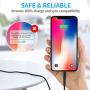 Short iPhone Charger 1 ft (2pack),[Apple MFi Certified] 1 Foot Lightning Charger Cable, High-Speed iPhone Cord with Premium Connector for iPhone 11/11Pro/11Max/ X/XS/XR/XS Max/8/7/6/5S
