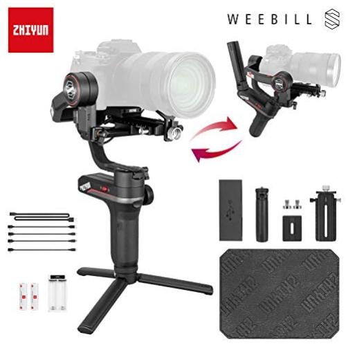 Zhiyun WEEBILL S 3-Axis Handheld Gimbal Stabilizer for Mirrorless Cameras,Smartphone,300% Improved Motor Than Zhiyun Weebill Lab,Max Support 3KG (Standard Package)