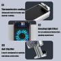 Fanbiya Cell Phone Cooler, Mobile Gaming Cooling Rapid Chill Thermo-Electric Cooler PUBG COD USB Powered Quiet Cooler for Android iOS Chicken Dinner (Black)