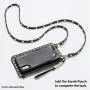Bandolier Sarah Crossbody Phone Case and Wallet - Black Leather with Gold Detail - Compatible with iPhone 8 Plus, 7 Plus, 6 Plus, 6s Plus Only Bandolier Sarah Crossbody Phone Case and Wallet - Black Leather with Gold Detail - Compatible with iPhone 8 Plus, 7 Plus, 6 Plus, 6s Plus Only