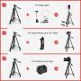 HPUSN 10.3" Selfie Ring Light with Tripod Stand & Flexible Phone Holder for Live Stream, Makeup, Dimmable Led Camera Beauty Ringlight for YouTube/TikTok/Photography Compatible with Phone and Camera
