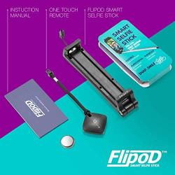 Flipod Selfie Stick All-in-one Universal Extendable Smart Adjustable Phone Cradle Selfie Mount Tripod Stand Device with Remote Control for iPhone X/iPhone 8/8 Plus/iPhone 7/iPhone 7 Plus/Gal