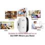 Super Boost WiFi WiFi Range Extender Up to 300Mbps Repeater, WiFi Signal Booster Easy Set-Up 2.4G Network with Integrated Antennas LAN Port & Compact Designed Internet Booster