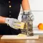 NoCry Cut Resistant Gloves - Ambidextrous, Food Grade, High Performance Level 5 Protection. Size Large, Complimentary Ebook Included