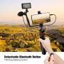 Powerextra Smartphone Video Stabilizer Rig Kit with Microphone + Light Diffuser + Mini Tripod for iPhone Samsung Huawei Nikon Sony Fujifilm Fit for Most Phones and Cameras