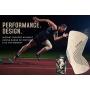 Physix Gear Knee Support Brace - Premium Recovery & Compression Sleeve For Meniscus Tear, ACL, MCL Running & Arthritis - Best Neoprene Stabilizer Wrap for Crossfit, Squats & Workouts - For Men & Women