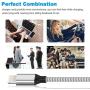 iPhone Charger WZK MFi Certified 5Pack 6FT Charger Cable Nylon Braided Extra Long High Speed Data Sync Transfer Lightning Cable Compatible iPhone 11/Pro/Xs Max/X/8/7/Plus/6S/6/SE2/5S and More - Sliver
