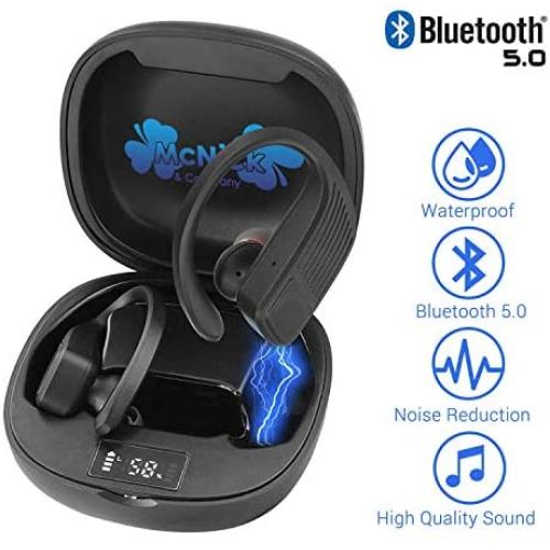 8+ Hour Playtime Wireless Earbuds Bluetooth Noise Cancelling Ear Buds - #1 Ear Buds Wireless Headphones Compatible with iPhone Android Fitbit