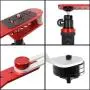eoocvt Pro Handheld Steadycam Video Stabilizer Handle Grip Steady Support for Canon Nikon Sony Camera Cam Camcorder DV DSLR - Rubber Handle