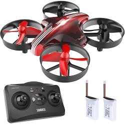 SANROCK GD65A Drone for Kids and Beginners, RC Mini Drone Quadcopter with Extra Battery, RTF 4 Channel 2.4G 6-Gyro Remote Control Aircraft with One Key Return, Great Gift for Boys and Girls(Red)