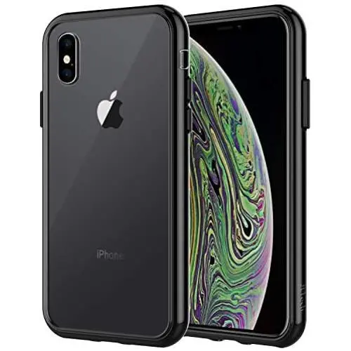 JETech Case for Apple iPhone Xs and iPhone X, Shock-Absorption Bumper Cover (Black)