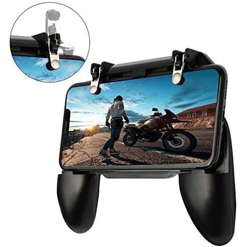 picK-me Mobile Game Controller, Gaming Trigger Smartphone Shooter Sensitive Controller Joysticks PUBG Mobile, for 4.7-6.5 Inch Smartphone