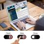Laptop Camera Cover Slide, Anti-spy Webcam Cover for Laptop, PC, MacBook,iMac,Computer,iPad,Smartphone,Echo Spot,Tablet,Ultra Thin Camera Slide Blocker