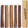 Jack&Pup Premium Grade Odor Free Bully Sticks Dog Treats [Extra-Thick] - Natural Gourmet Chews Dog Treat – Savory and Fresh Beef Flavor – 30% Longer Lasting