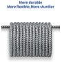 USB Type C Cable 3A Fast Charging, JSAUX(2-Pack 3.3ft+10ft) USB-A to USB-C Charge Braided Cord Compatible with Samsung Galaxy S10 S10E S9 S8 S20 Plus,Note 10 9 8,Z Flip, and Other USB C Charger(Grey)