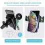 Wireless Car Charger, CTYBB Qi Auto-Clamping Air Vent Dashboard Car Phone Holder & QC3.0 Car Charger, 10W Compatible for Galaxy S10/S10+/S9,Charging for iPhone 11/11 Pro/11 Pro Max/XSMax/XS/XR/X/8P/8
