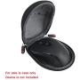 Hermitshell Hard Travel Case Fits VicTsing MM057 2.4G Wireless Portable Mobile Mouse Optical Mice (Only Case) (Black)