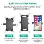 Bike Phone Mount, Adjustable Motorcycle Bicycle Phone Mount Bike Phone Holder, Compatible with Gopro Cameras, 360° Rotation Cradle Clamp for Any Smartphones GPS Other Devices Between 4 and 6.5 inches Bike Phone Mount, Adjustable Motorcycle Bicycle Phone Mount Bike Phone Holder, Compatible with Gopro Cameras, 360° Rotation Cradle Clamp for Any Smartphones GPS Other Devices Between 4 and 6.5 inches