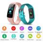 LEKOO Fitness Tracker, Activity Trackers Health Exercise Watch with Heart Rate Monitor and Sleep Monitor, Smart Band Calorie Counter, Step Counter, Pedometer Walking for Kids Girls and Boys