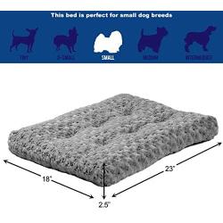 MidWest Homes for Pets Deluxe Super Plush Pet Beds, Machine Wash & Dryer Friendly, 1-Year Warranty