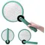 Electric Bug Zapper Fly Swatter Mosquito Killer, 2 in 1 Foldable USB Rechargeable Insect Killer with LED Lighting 3 Layers Safety Mesh for Indoor, Travel, Camping Electric Bug Zapper Fly Swatter Mosquito Killer, 2 in 1 Foldable USB Rechargeable Insect Killer with LED Lighting 3 Layers Safety Mesh for Indoor, Travel, Camping