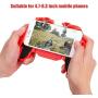 LFJNET Classic H5 Portable PUBG Mobile Phone Game Controller Joystick Cooling Fan Gamepad for iOS Android Blue red