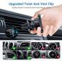 andobil Magnetic Vent Phone Car Holder, Strong Clip Phone Mount Compatible with iPhone SE/11 Pro Max XS Max XR X 8 Samsung Galaxy Note 10 S20 S20+ S10+ S9 S8 All Smartphone