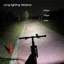 USB Rechargeable Bike Light Front and Back,1200 Lumen 5200mah Wide Angle View Bicycle Lights Set Free Tail Light,Easy to Install Bike Rear Lights,Road and Mountain Cycling Headlight Safety Flashlight
