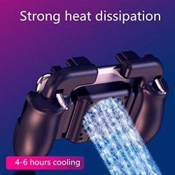 Tacameng Mobile Game Controller For 4in1 Gamepad Shoot And Aim Trigger Phone Cooling,Feel More Comfortable, Product Structure is Ergonomic