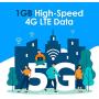 $19 Prepaid Trial SIM Card - 4G LTE (5G Where Available) on GSM Network (T-Mobile) - 1 GB of Data and Unlimited Talk & Text for 30 Days - 80+ International Countries Included