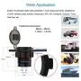 USMEI Dual USB Charger Socket Waterproof Power Outlet 4.8A with 12V/24V Voltmeter LED Digital Display for Car Boat Marine Motorcycle ATV RV Campers Tractors USMEI Dual USB Charger Socket Waterproof Power Outlet 4.8A with 12V/24V Voltmeter LED Digital Display for Car Boat Marine Motorcycle ATV RV Campers Tractors