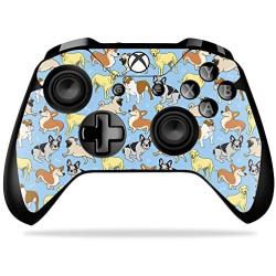 MightySkins Skin Compatible with Microsoft Xbox One X Controller - Puppy Party | Protective, Durable, and Unique Vinyl Decal wrap Cover | Easy to Apply, Remove, and Change Styles | Made in The USA