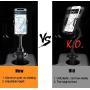 Cup Holder Phone Mount Wireless Car Charger, Auto Clamping QI Fast Wireless Charging Truck Bus Cell Phone Holder Compatible with iPhone 11 Pro Xs Xr X 8 Plus Samsung Galaxy S10 S9 S8 S7 Note 9 8